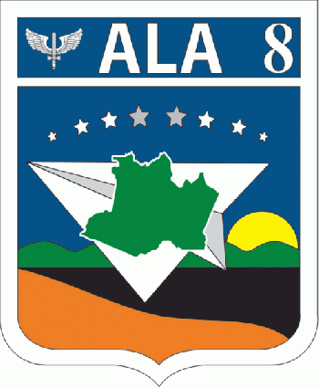 Coat of arms (crest) of the 8th Wing, Brazilian Air Force