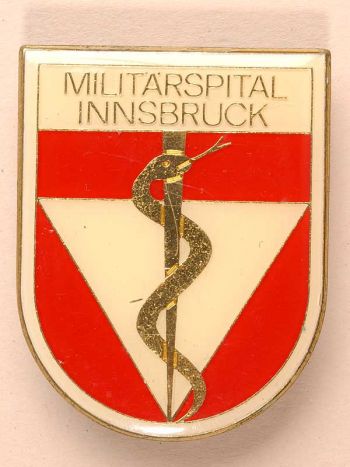 Coat of arms (crest) of the Innsbruck Military Hospital, Austrian Army