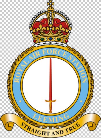Coat of arms (crest) of RAF Station Leeming, Royal Air Force