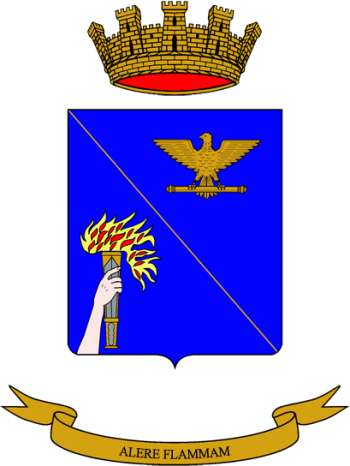 Coat of arms (crest) of the War School, Italian Army