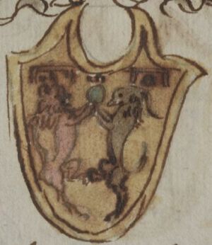 Arms (crest) of Angelo de’ Marzi Medici