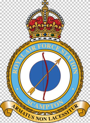 Coat of arms (crest) of RAF Station Scampton, Royal Air Force