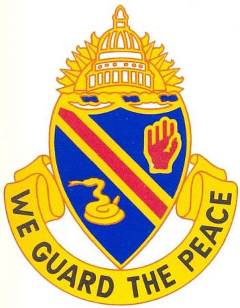 Arms of 372nd Military Police Battalion, District of Columbia Army National Guard