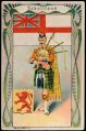 Arms, Flags and Types of Nations trade card Scotland