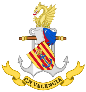Coat of arms (crest) of the Naval Command of Valencia, Spanish Navy