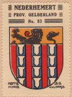 Wapen van Nederhemert/Arms (crest) of Nederhemert