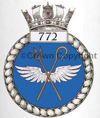 Coat of arms (crest) of the No 772 Squadron, FAA