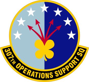 Coat of arms (crest) of the 307th Operations Support Squadron, US Air Force