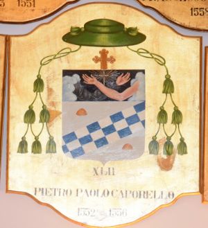 Arms (crest) of Pietro Paolo Caporello
