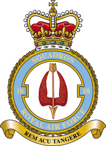 Coat of arms (crest) of the No 10 Squadron, Royal Air Force