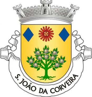 Brasão de São João da Corveira/Arms (crest) of São João da Corveira