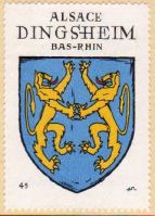 Blason de Dingsheim/Arms (crest) of Dingsheim