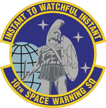 Coat of arms (crest) of the 10th Space Warning Squadron, US Air Force