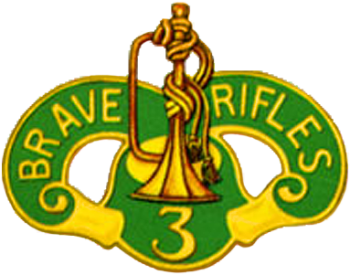 Arms of 3rd Cavalry Regiment, US Army