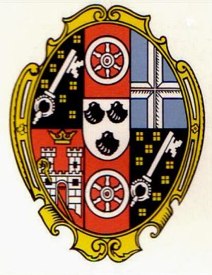 Arms of Lothar Friedrich von Metternich-Burscheid
