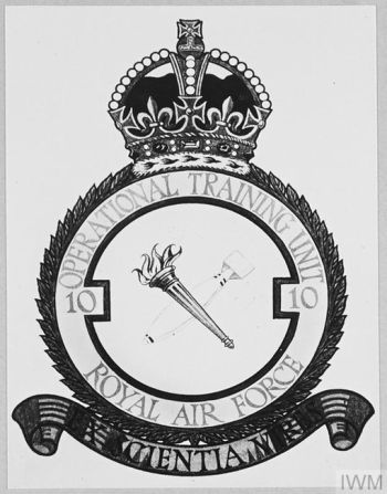 Coat of arms (crest) of the No 10 Operational Training Unit, Royal Air Force