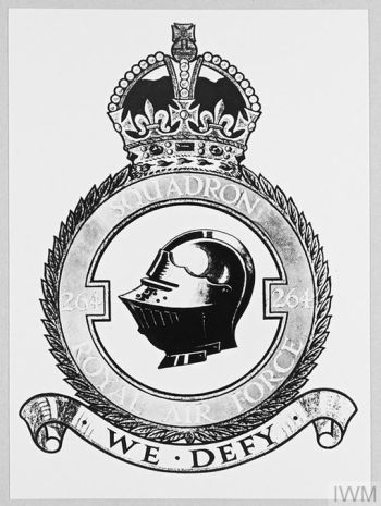 Coat of arms (crest) of the No 264 Squadron, Royal Air Force