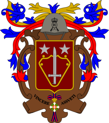 Coat of arms (crest) of the 90th Infantry Regiment Salerno, Italian Army
