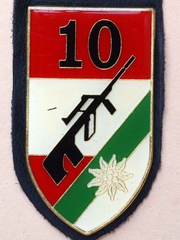 Coat of arms (crest) of the 10th Jaeger Regiment, Austrian Army