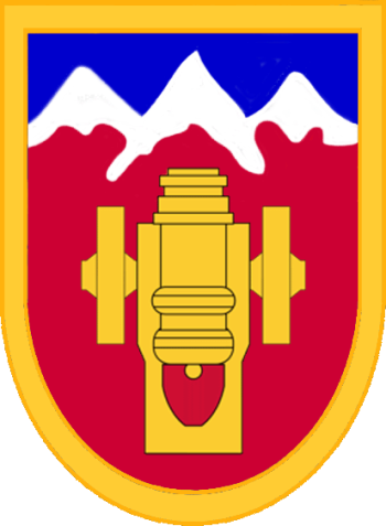 Arms of 169th Field Artillery Brigade, Colorado Army National Guard