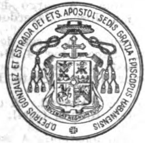 Arms of Pedro Ladislao González y Estrada