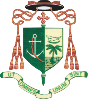 Arms (crest) of Camillus Archibong Etokudoh