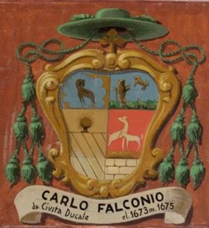 Arms (crest) of Carlo Falconi