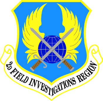 Coat of arms (crest) of the 2nd Field Investigations Region, US Air Force