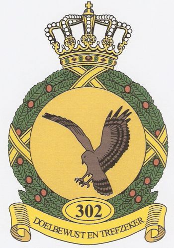 Coat of arms (crest) of the 302nd Squadron, Netherlands Air Force