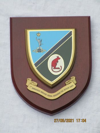 Coat of arms (crest) of the 7th Armoured Brigade Signal Squadron, British Army