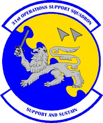 Arms of 31st Operations Support Squadron, US Air Force