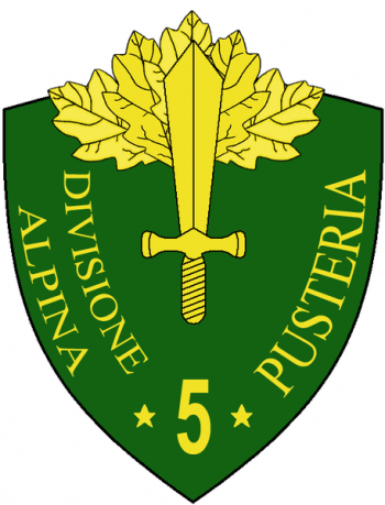 Coat of arms (crest) of the 5th Alpine Division Val Pusteria, Italian Army