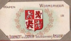Wapen van Wormerveer/Arms (crest) of Wormerveer
