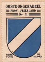 Wapen van Oostdongeradeel/Arms (crest) of Oostdongeradeel