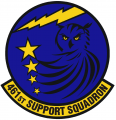461st Support Squadron, US Air Force.png