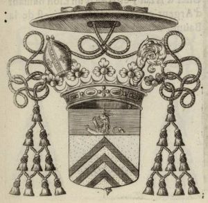 Arms (crest) of Louis-François de La Baume de Suze