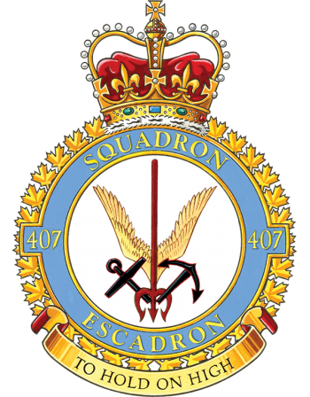 Coat of arms (crest) of the No 407 Squadron, Royal Canadian Air Force