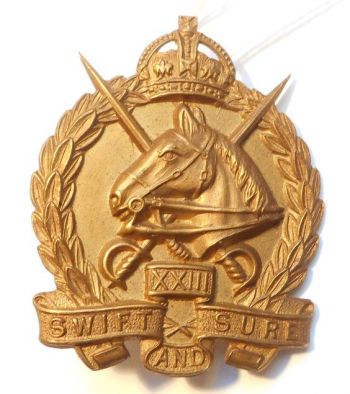 Coat of arms (crest) of the 23rd Light Horse Regiment (Barossa), Australian Army