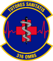 316th Operational Medical Readiness Squadron, US Air Force.png