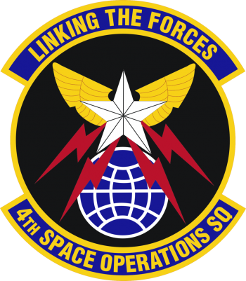Coat of arms (crest) of the 4th Space Operations Squadron, US Air Force