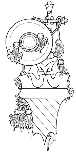 Arms of Giovanni Battista Mellini