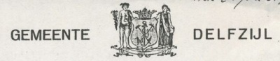 Wapen van Delfzijl/Coat of arms (crest) of Delfzijl