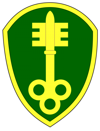 Coat of arms (crest) of 300th Military Police Brigade, US Army