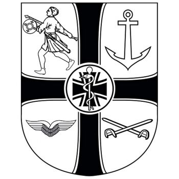 Coat of arms (crest) of the Medical Support Center Wilhelmshaven, Germany