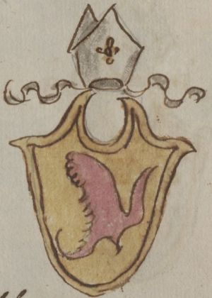 Arms (crest) of Alessandro del Caccia