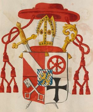 Arms (crest) of Franz Wilhelm von Wartenberg