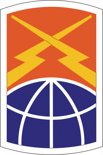 Arms of 160th Signal Brigade, US Army