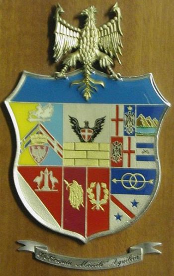 Arms of III Missile Brigade Aquileia, Italian Army