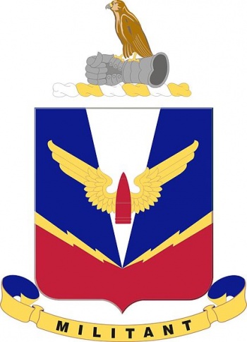 Coat of arms (crest) of the Air Defense School, US Army