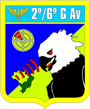 Coat of arms (crest) of the 2nd Squadron, 6rd Aviation Group, Brazilian Air Force